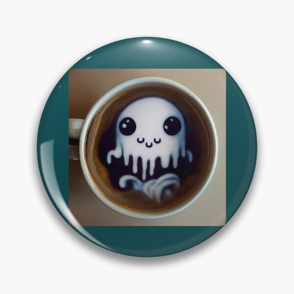 Item preview, ghost monsters trapped in a coffee cup coffee lovers     designed and sold by MesmerizngGift.