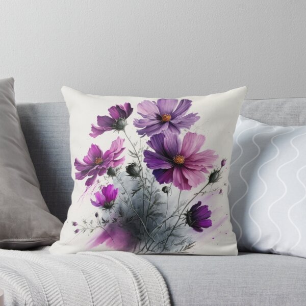 Item preview, Purple Cosmos Flowers designed and sold by Vanover Designs.