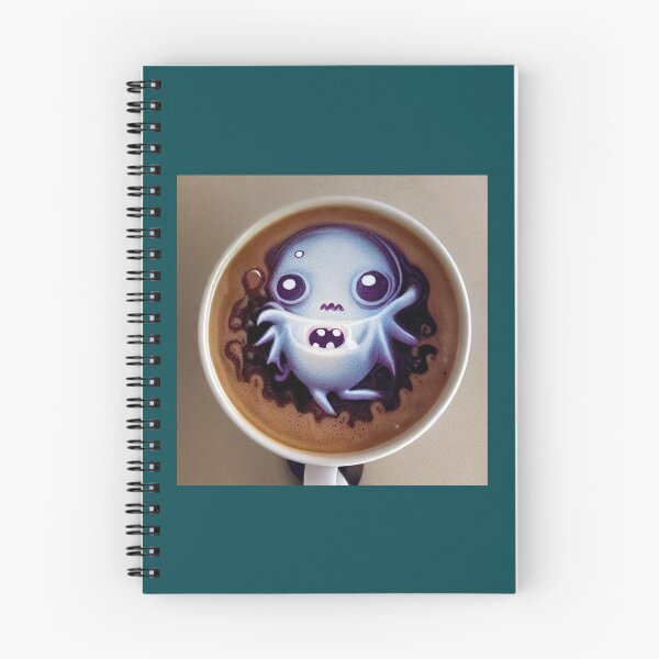 Item preview, ghost monsters trapped in a coffee cup coffee lovers     designed and sold by MesmerizngGift.