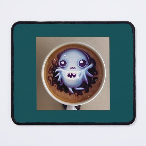 Item preview, ghost monsters trapped in a coffee cup coffee lovers     designed and sold by MesmerizngGift.