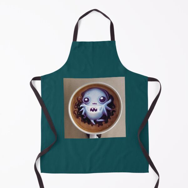 Item preview, ghost monsters trapped in a coffee cup coffee lovers     designed and sold by MesmerizngGift.