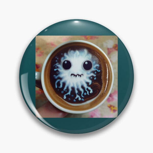 Item preview, ghost monsters trapped in a coffee cup coffee lovers     designed and sold by MesmerizngGift.