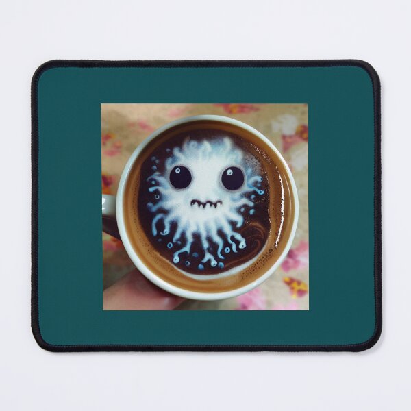 Item preview, ghost monsters trapped in a coffee cup coffee lovers     designed and sold by MesmerizngGift.