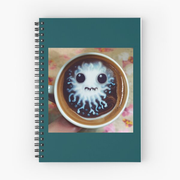 Item preview, ghost monsters trapped in a coffee cup coffee lovers     designed and sold by MesmerizngGift.