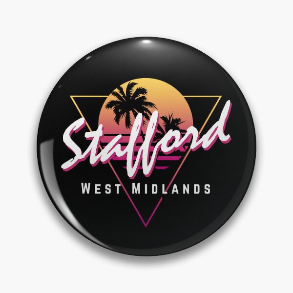 Item preview, Funny 80s Retro Sunset 'Stafford' West Midlands designed and sold by dinosareforever.