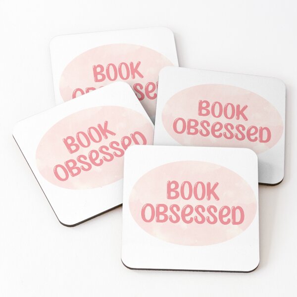 Item preview, Book Obsessed Pink designed and sold by TeakettleBooks.