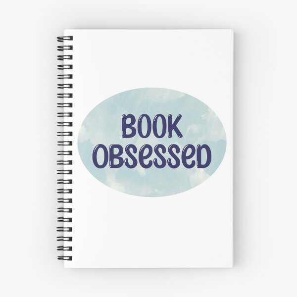 Item preview, Book Obsessed Blue designed and sold by TeakettleBooks.