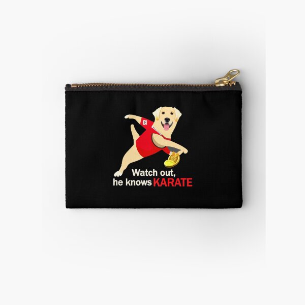 Item preview, "My Dog Knows Karate"- Funny Cartoon Dog Doing Karate designed and sold by Kodexstore.