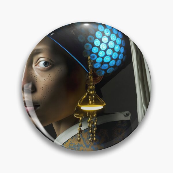 Item preview, A beatiful redbone girl with pearl earrings portrait  designed and sold by osssoconcept.