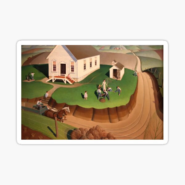 Item preview, Grant Wood The day Grant Wood designed and sold by TeeARTHY.