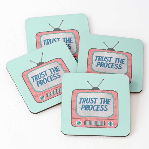 Item preview, Trust The Process Retro TV Motivational designed and sold by dailycake.