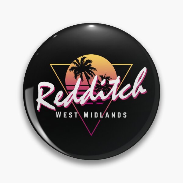 Item preview, Funny 80s Retro Sunset 'Redditch' West Midlands designed and sold by dinosareforever.