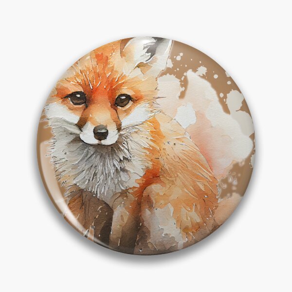 Item preview, Sweet Fox, Watercolor Fox designed and sold by the-NAME-.
