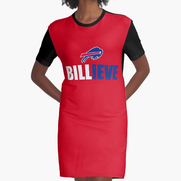 Women's Refried Apparel Red/Royal Buffalo Bills Sustainable Hooded Mini  Dress