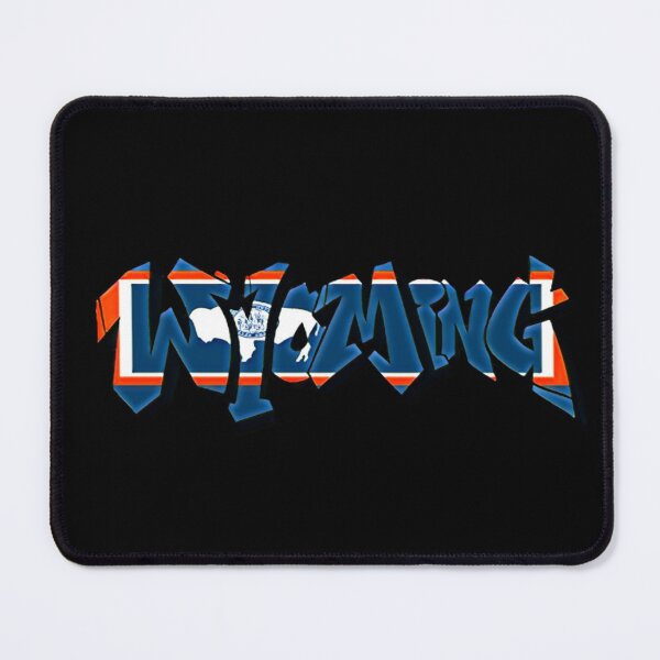 Item preview, Wyoming Flag Graffiti  designed and sold by Dude  Stuff.