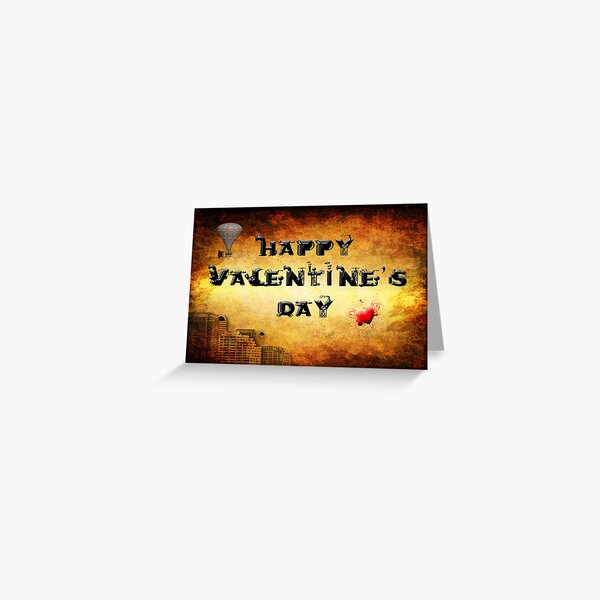 Happy Valentine Greeting Card