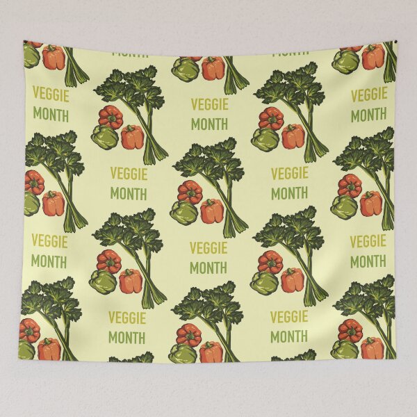 Item preview, Veggie Month, March, Vegetables designed and sold by Fransyn.
