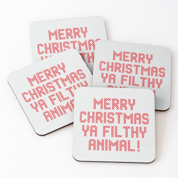 Item preview, merry xmas ya filthy animal designed and sold by LorisMendoza.