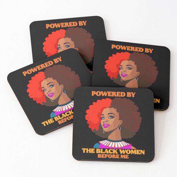 Item preview, Powered By The Black Women Before Me Black History Queen Gift designed and sold by TMelonShop.