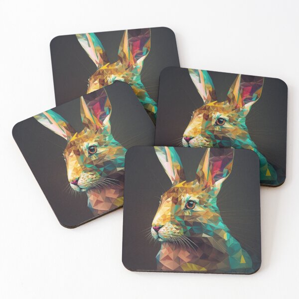 Item preview, Geometric Cute Rabbit designed and sold by AxeWave.