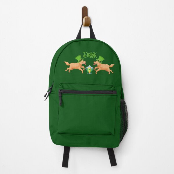 Item preview, Cartoon Golden Retriever with Saint Patrick's Day Theme designed and sold by SeasonalDogs.
