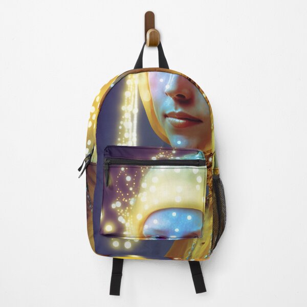 Item preview, A futuristic fantasy portrait of girl with earrings designed and sold by osssoconcept.