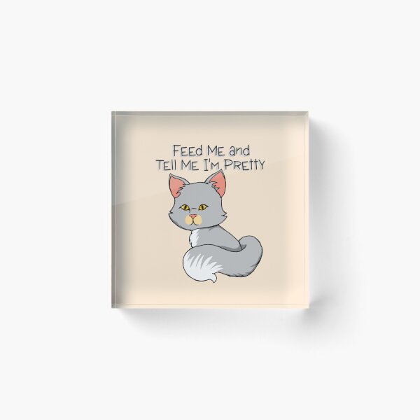 Item preview, Feed Me Cat designed and sold by Odd-Duck-Images.