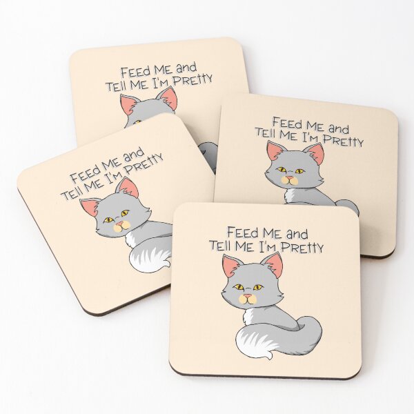 Item preview, Feed Me Cat designed and sold by Odd-Duck-Images.