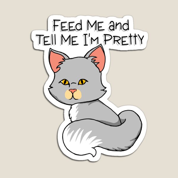 Item preview, Feed Me Cat designed and sold by Odd-Duck-Images.