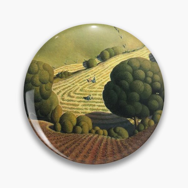Item preview, Grant Wood Young corn  designed and sold by TeeARTHY.