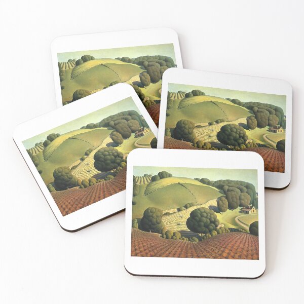 Item preview, Grant Wood Young corn  designed and sold by TeeARTHY.