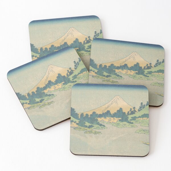 Item preview, Reflection in Lake at Misaka in Kai Province , Hokusai, 1832 designed and sold by AgelessArt.