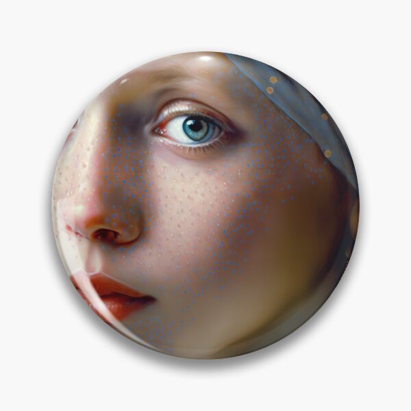Item preview, A variation of girl with earrings portrait designed and sold by osssoconcept.