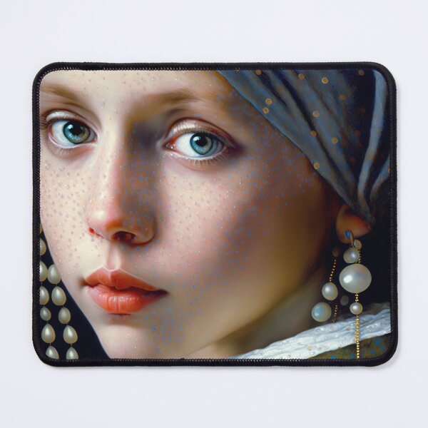 Item preview, A variation of girl with earrings portrait designed and sold by osssoconcept.
