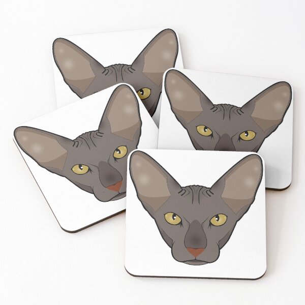 Item preview, Peterbald cat face designed and sold by MaxFilms.