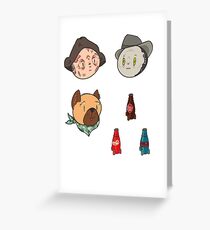 Fallout 4 Companions and Meds! Greeting Card