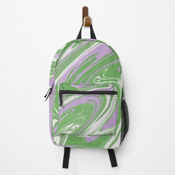 Item preview, Genderqueer flag psychedelic swirl designed and sold by PumpkinJoy.