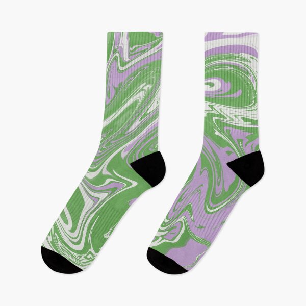 Item preview, Genderqueer flag psychedelic swirl designed and sold by PumpkinJoy.