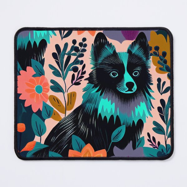 Item preview, cute colorful Schipperke designed and sold by funmoun55.
