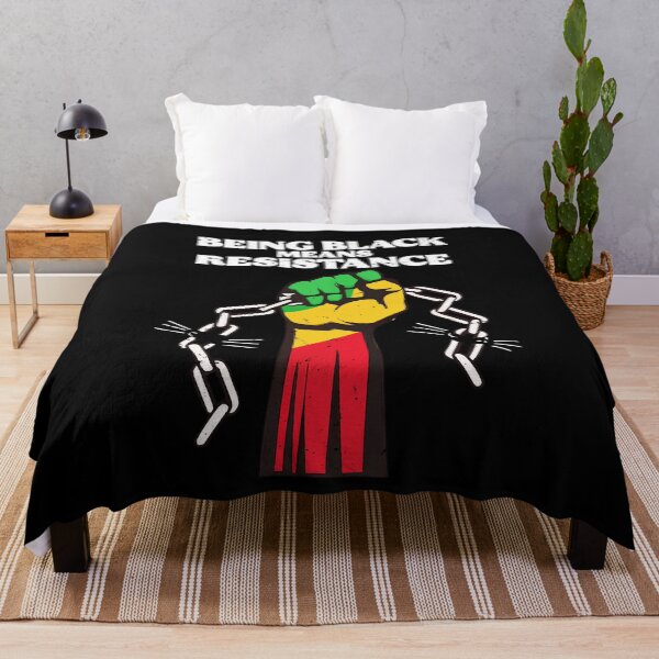 Item preview, Being Black Means Resistance Fist Black Month History Family Gift designed and sold by TMelonShop.