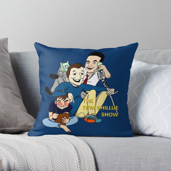 Producer, Talker, Drawer = The Tom Shillue Show Throw Pillow