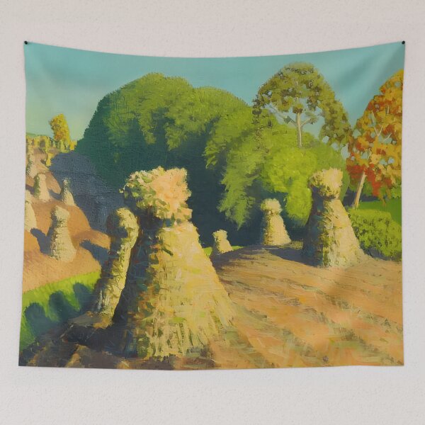 Item preview, Grant Wood Corn fields in Iowa  Sketch designed and sold by TeeARTHY.