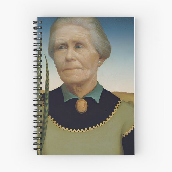 Item preview, Grant Wood  Woman with Plants designed and sold by TeeARTHY.