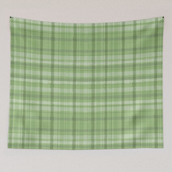 Item preview, Green Plaid Pattern designed and sold by Claudia McBain.