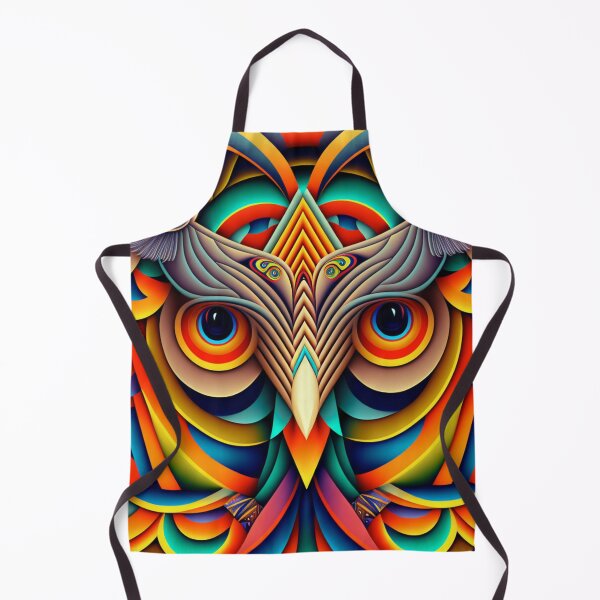 Item preview, Rainbow Owl Pattern | Bird Wearing Glasses | Stern Owl | Doctor Bird | Rainbow Firebird | Colorful Butterflies | Pride Bird |high resolution designed and sold by Synthetic-Intel.