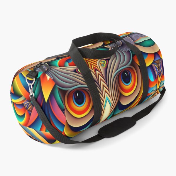 Item preview, Rainbow Owl Pattern | Bird Wearing Glasses | Stern Owl | Doctor Bird | Rainbow Firebird | Colorful Butterflies | Pride Bird |high resolution designed and sold by Synthetic-Intel.