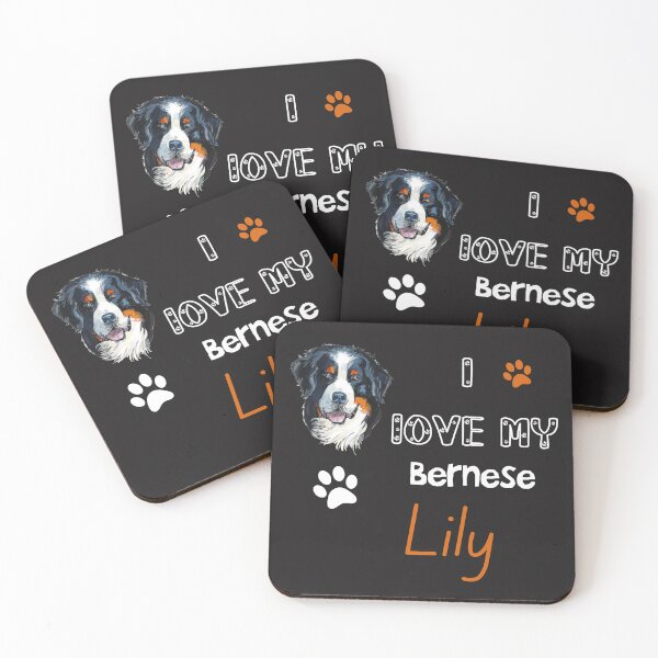Item preview,  Bernese Mountain Dog Lover :I love My Bernese dog Lily designed and sold by remonss.