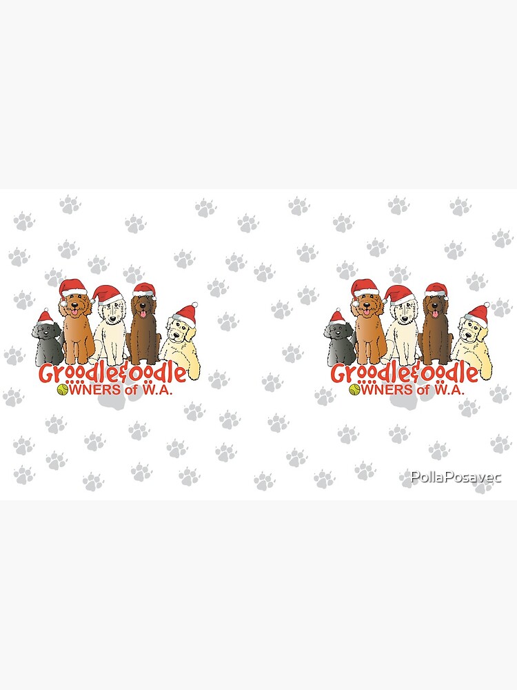 Thumbnail 6 of 6, Coffee Mug, Groodle & Oodle Club Christmas designed and sold by PollaPosavec.