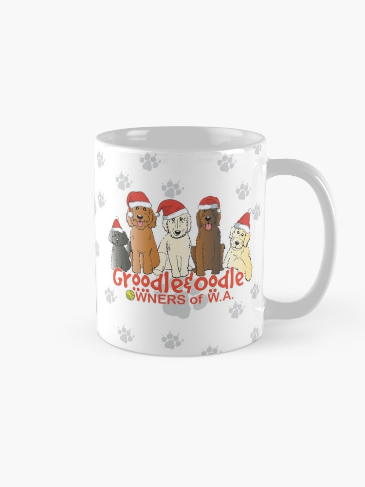 Thumbnail 5 of 6, Coffee Mug, Groodle & Oodle Club Christmas designed and sold by PollaPosavec.