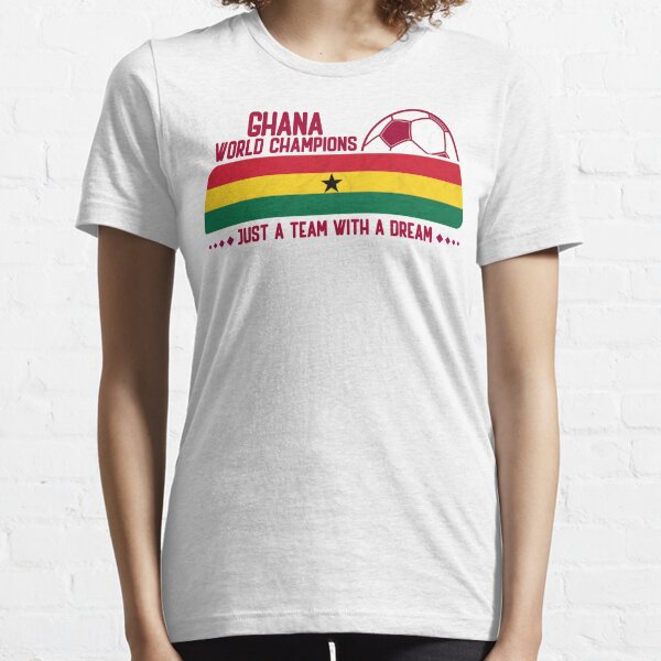 : Ghana Country T Shirt Flag Letters Soccer Team Add